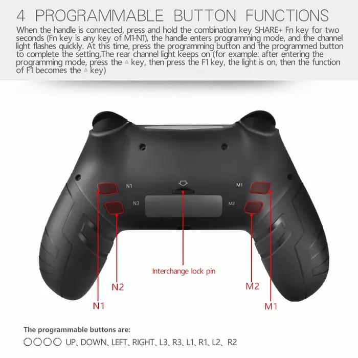 Contrôleur pour PS4 PS3 PS Playstation 4 3 PC contrôle sans fil Bluetooth Mobile Android TV manette de jeu