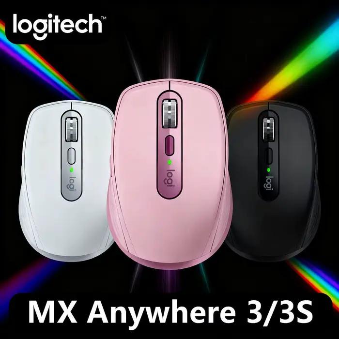 Logitech Master Series MX Anywhere 3S Bluetooth souris silencieuse sans fil son doux bureau femme tablette