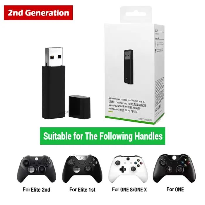 Adaptateur USB pour Xbox One S X Elite Windows PC récepteur 1ère ou 2ème Console de jeu Joystick manette de jeu accessoires de contrôleur