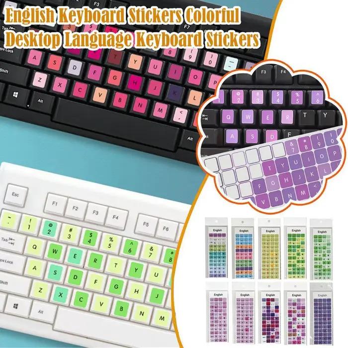 Autocollant de clavier anglais pour ordinateur portable