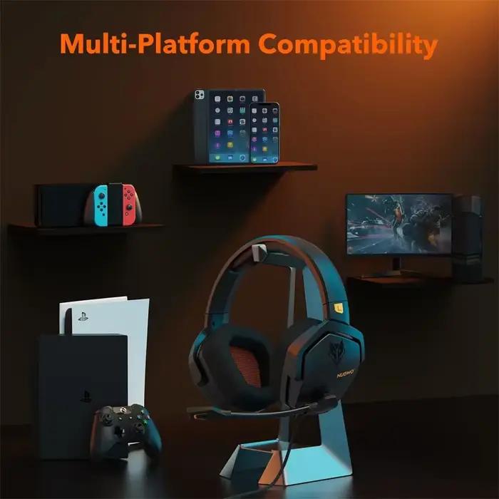 NUBWO N16 casques Gamer HIFI suppression du bruit micro son stéréo conception confortable porter des écouteurs de jeu