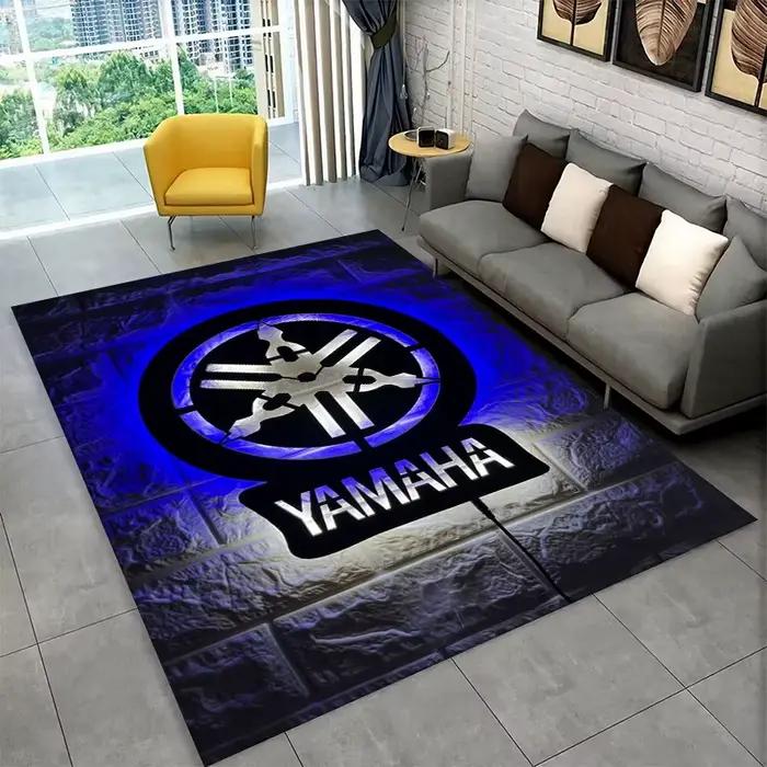 Tapis 3D Y-Yamaha Racing Moto pour salle de jeux