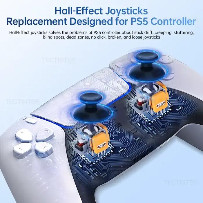 Remplacement de Joystick à effet Hall pour accessoires de contrôleur PS5 bâton de pouce analogique 3D pour pièces de réparation de manette de jeu Playstation 5