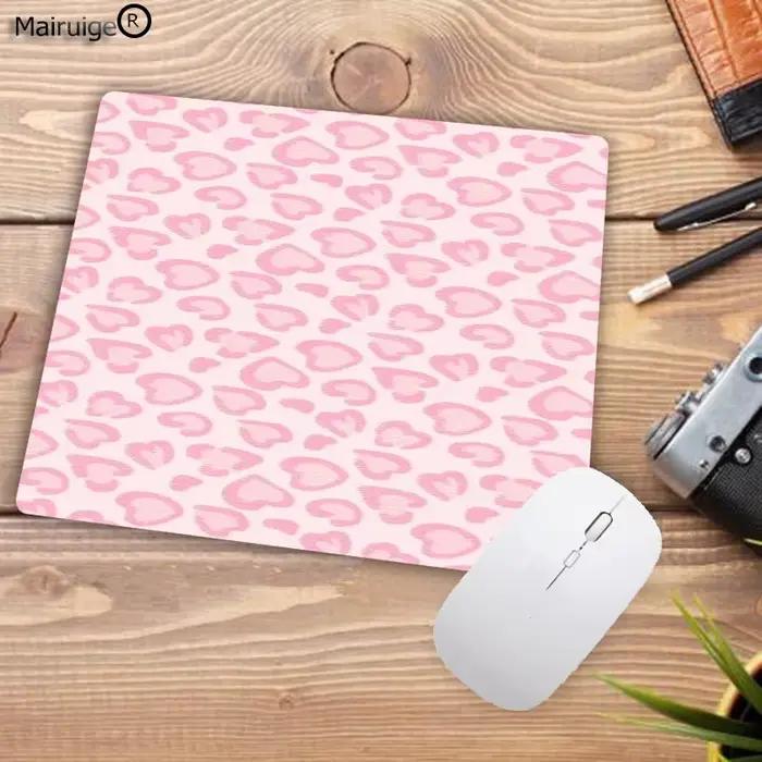 Mairuige-Tapis de souris de jeu en caoutchouc coloré léopard