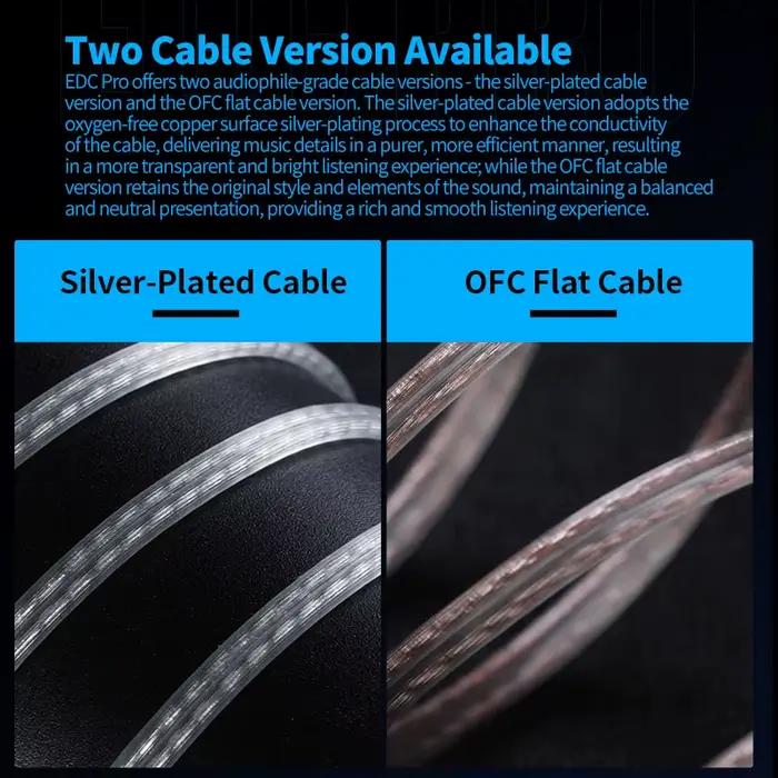 KZ EDC PRO amélioré haute qualité dynamique HIFI dans l'oreille câble Interchangeable filaire mouvement suppression du bruit casque