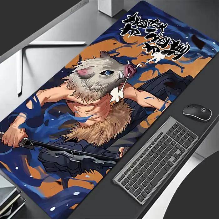 Tapis de souris Demon Slayer Inosuke ordinateurs portables de jeu