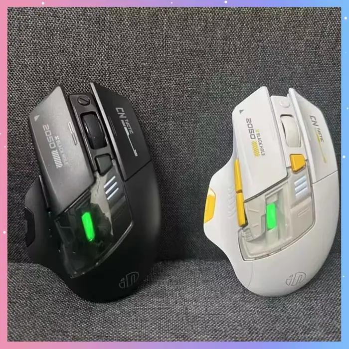 A9 Explorer souris de jeu Tri-Mode 2.4G + BT + filaire 12800DPI 1000HZ ergonomie Bluetooth e-sports