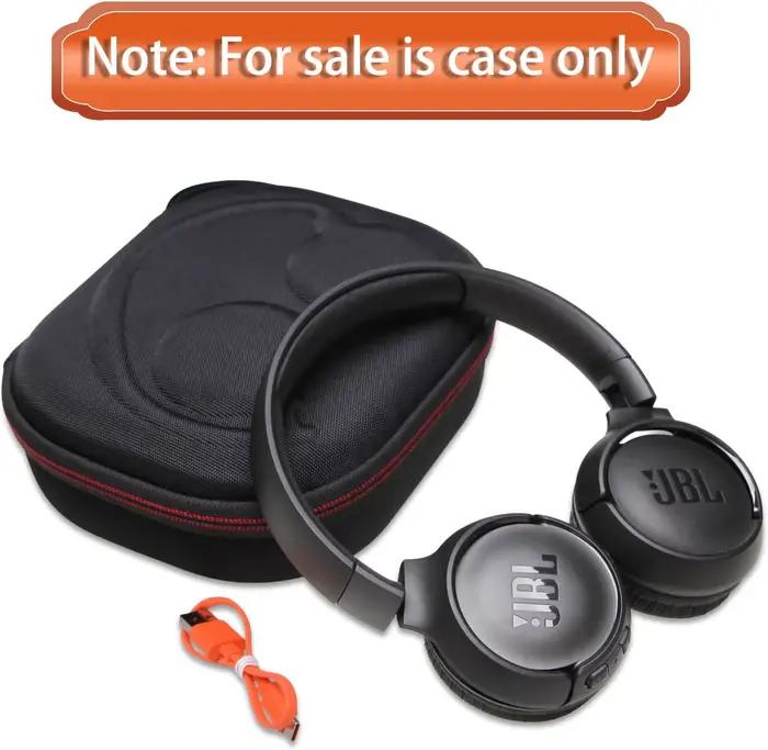 LTGEM EVA étui rigide pour casque JBL Tune 510BT/520BT/660NC/670NC/570BT/525BT/500BT/500/JBL Live 460NC/670NC/JBL T450BT