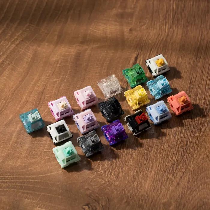 Akko V3 Pro commutateurs interrupteur Tactile/Linéaire pour clavier mécanique 45 pièces Pack remplaçable Outemu Gateron