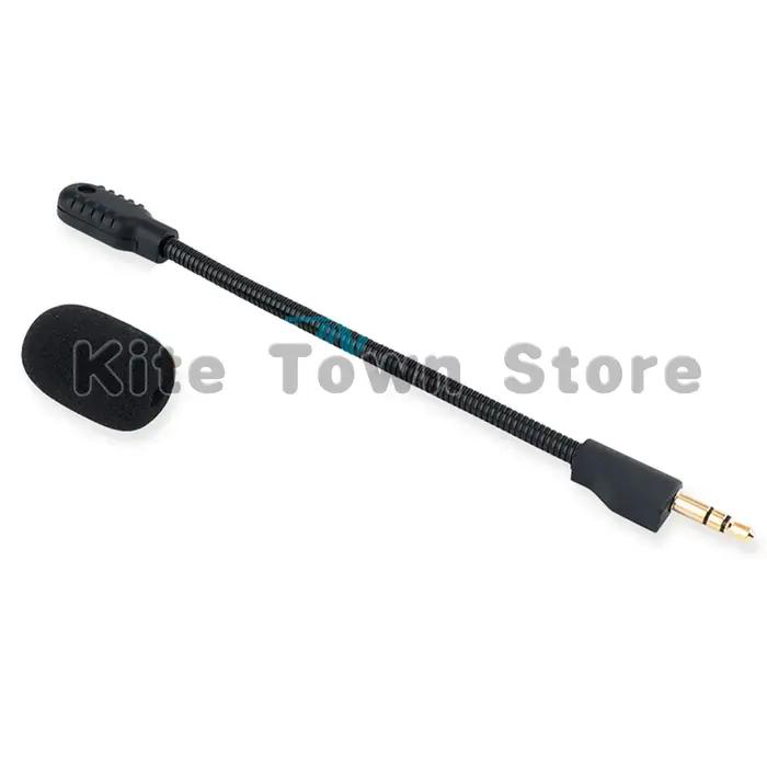 Remplacement Original de Microphone de 3.5mm pour Casques d'Ecoute de Jeu Sans Fil Logitech G Pro X 1/2 Compatible avec Ecouteurs et Casques Bleu Ciel Noir Beige Bleu