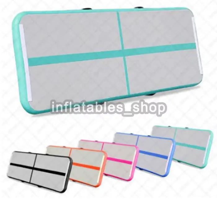 Tapis d'air gonflable pour gymnastique, 6m,7m,8m, avec pompe à Air, pour la maison, la salle de sport, l'entraînement, le pom-pom girl et le Yoga
