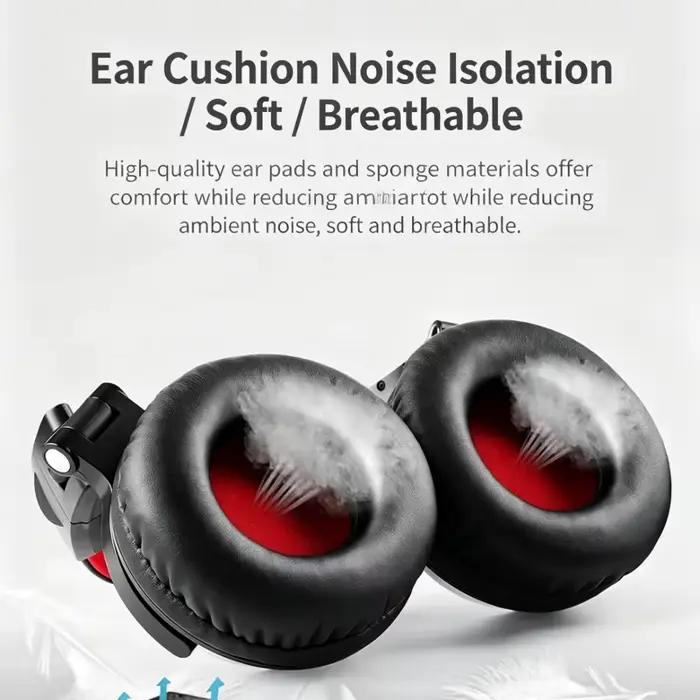 Casque de studio DJ professionnel supra-auriculaire avec micro intégré