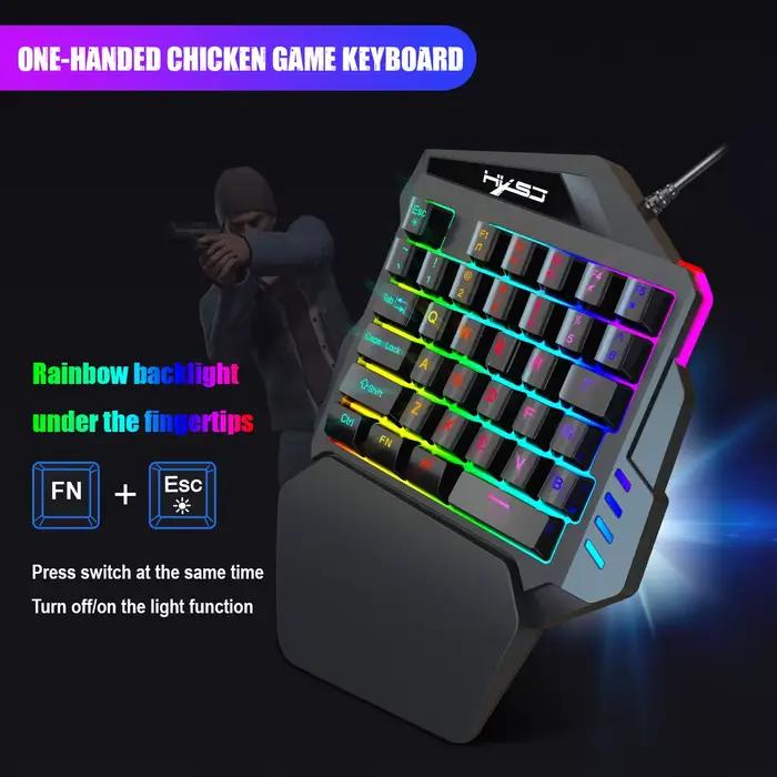 Clavier de jeu ergonomique à une main