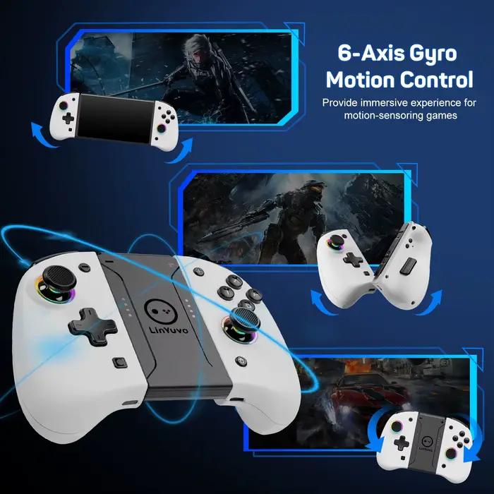 Manette de jeu sans fil Bluetooth pour Nintendo Switch & OLED & Lite
