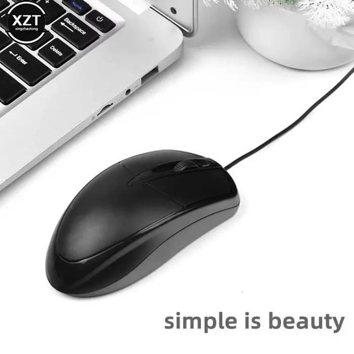 Souris filaire ultra-mince WYMECT 1000 DPI pour ordinateur portable et MacBook Air Pro, design ergonomique et haute précision pour gamer et professionnel