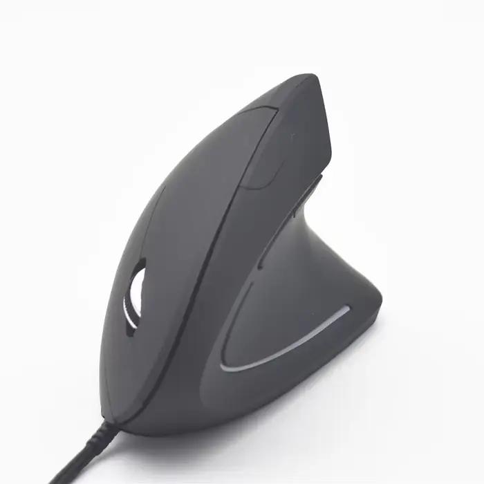 Souris optique filaire verticale ergonomique de rvb de main droite pour le jeu sain de PC