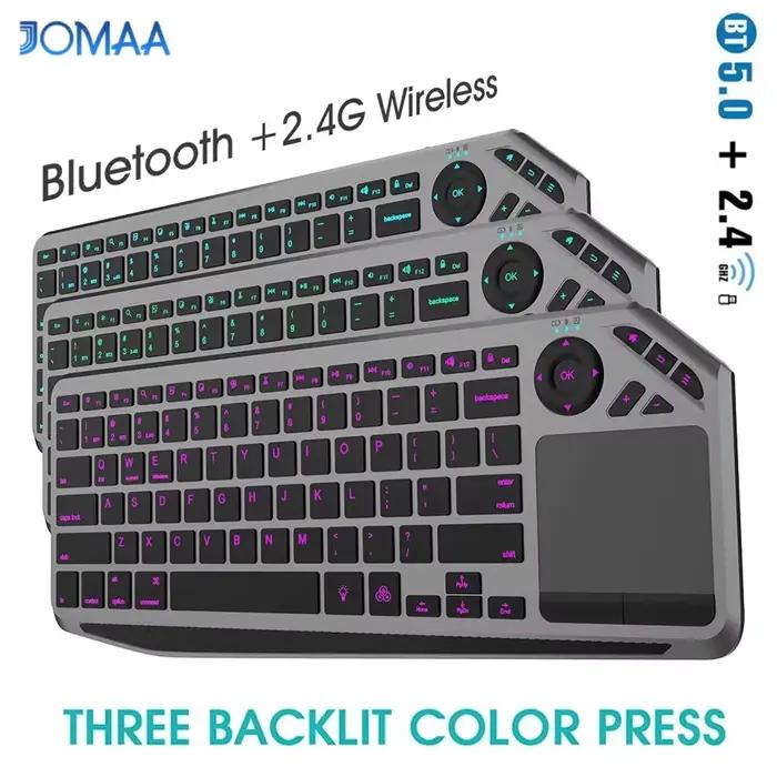 Clavier sans fil Bluetooth avec pavé tactile