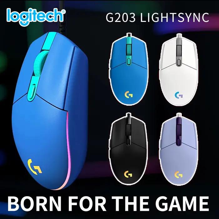 Souris de jeu Logitech G203 pour les joueurs débutants et professionnels