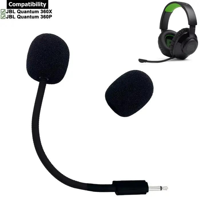 Booms de microphone de remplacement pour JBL Quantum 360X 360P X/P Q360 casque de jeu sans fil, microphone de jeu de haute qualité pour Xbox One, PS4, PS5, Nintendo et ordinateur