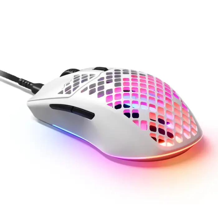 STEELSERIES-Souris de jeu AEROX 3 filaire, capteur optique TrueMove, ultra légère, super rapide, avec barrière Aquatique™Souris de jeu