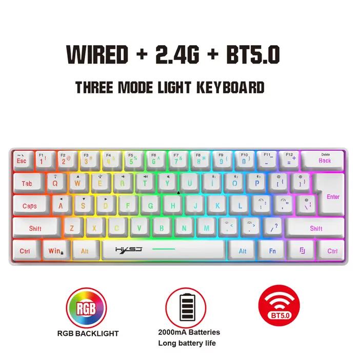 Clavier de jeu sans fil 60%