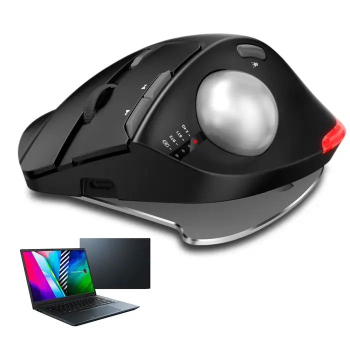 Souris de jeu verticale 2.4G programmable