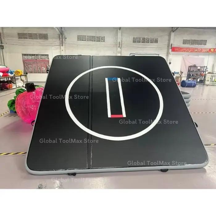 Tapis de gymnastique gonflable professionnel, tapis de gymnastique de 3/4 pouces d'épaisseur pour la gymnastique, la cheerleading, l'entraînement à domicile, la lutte, le judo