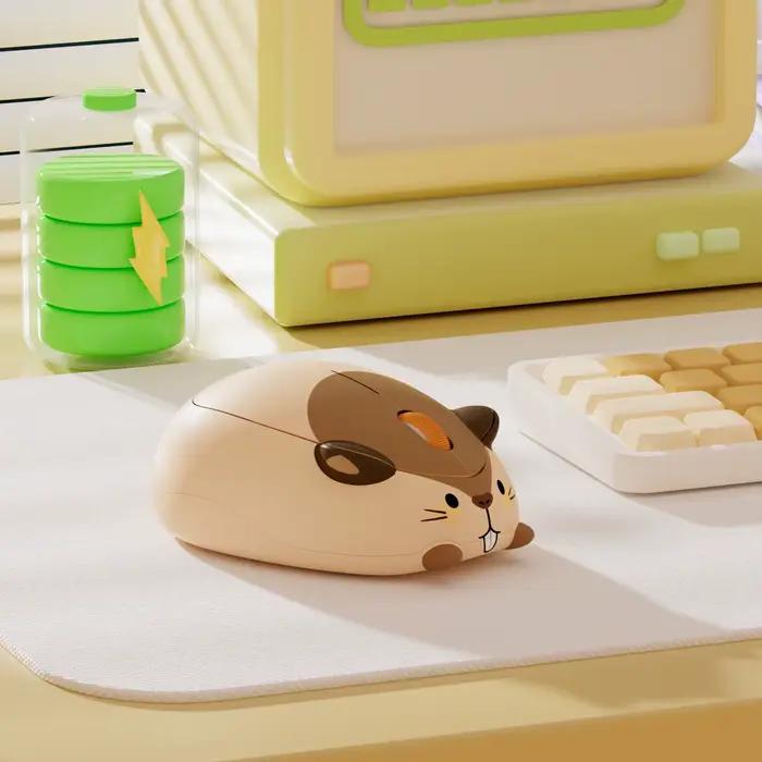 Akko chat thème souris 2.4g/Bluetooth sans fil ergonomique 3200 DPI Kawaii