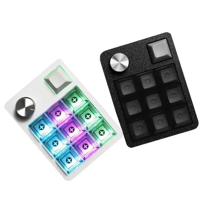 11 touches Mini clavier mécanique filaire échange à chaud RGB bouton PLA 3D boîtier imprimé VIAL Macro Support pour les