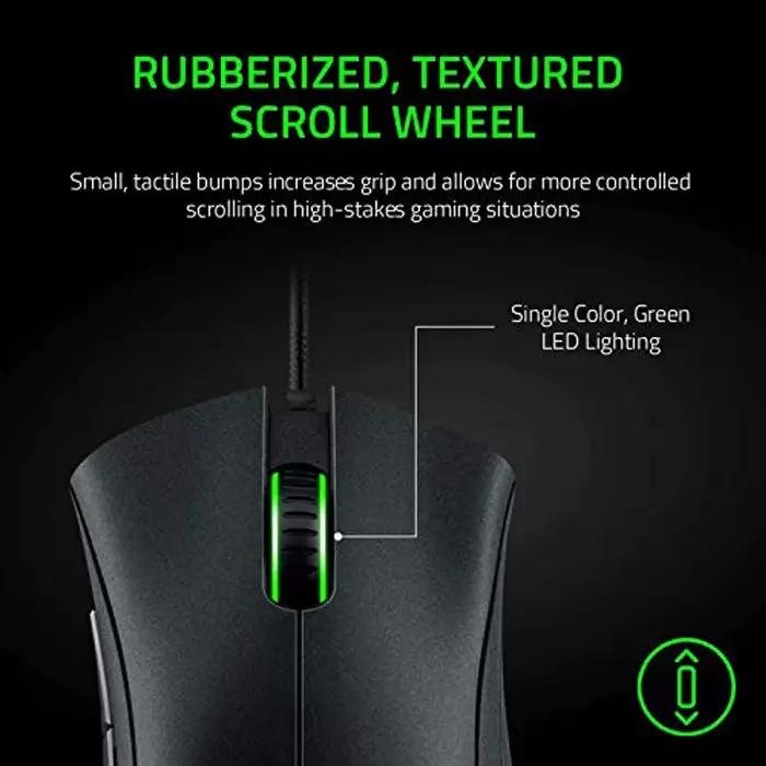 Souris de jeu Razer DeathAdder Essential : capteur optique 6400 DPI