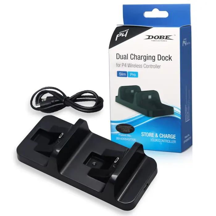 Support de chargeur avec double Port de charge pour manette de jeu sans fil PS4 Slim/Pro