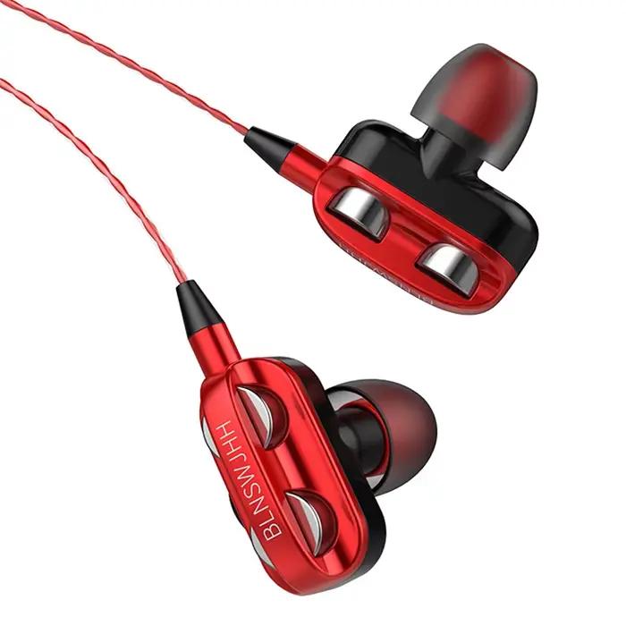Écouteurs intra-auriculaires filaires avec micro
