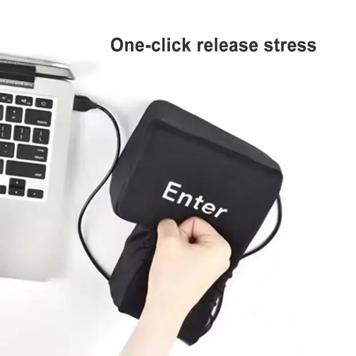 Clé d'entrée USB grande ordinateur anti-stress bouton ventilation oreiller coussin anti-stress gamer relaxation confort bureau