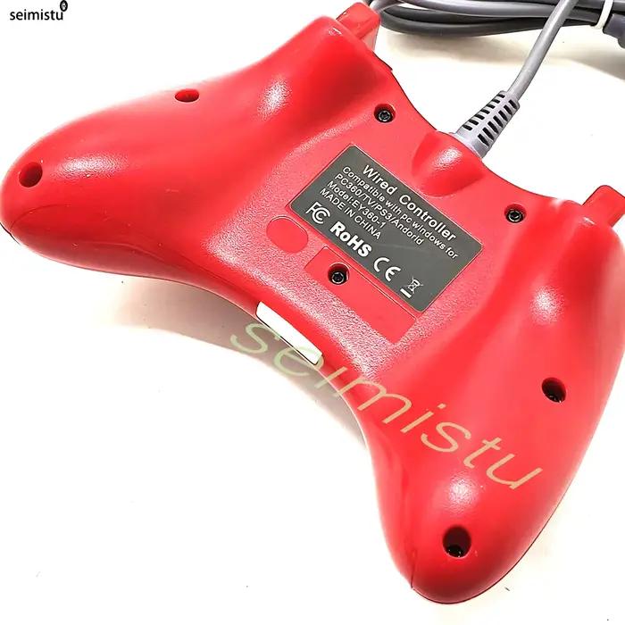 Manette de jeu filaire USB pour PC et Xbox 360 console joypad pour Windows 7 8 10 joystick controle mando manette de jeu pour gamer occassions speciales