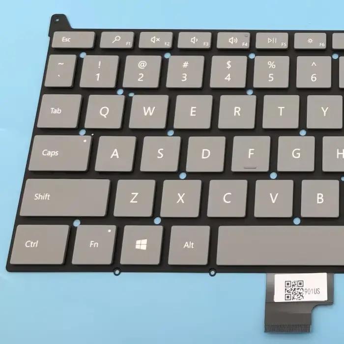 Nouveau clavier anglais pour Microsoft Surface Laptop Go 2013 1943 9Z.NJ0PQ.201 gris