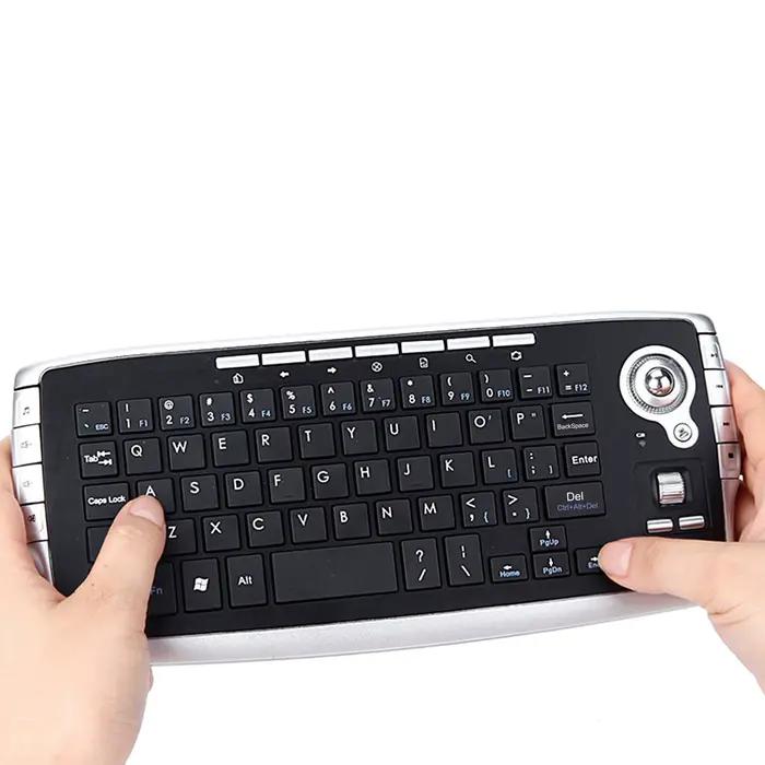 Clavier sans fil E30 avec trackball et souris