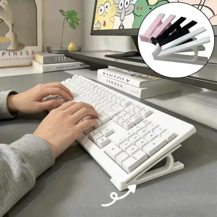 Supports ergonomiques pour clavier antidérapants multicolores pour bureau et configuration de jeux adaptable à différents styles et usages