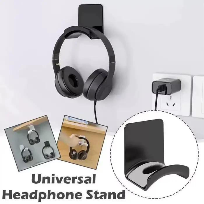 Support de casque universel adhésif en plastique