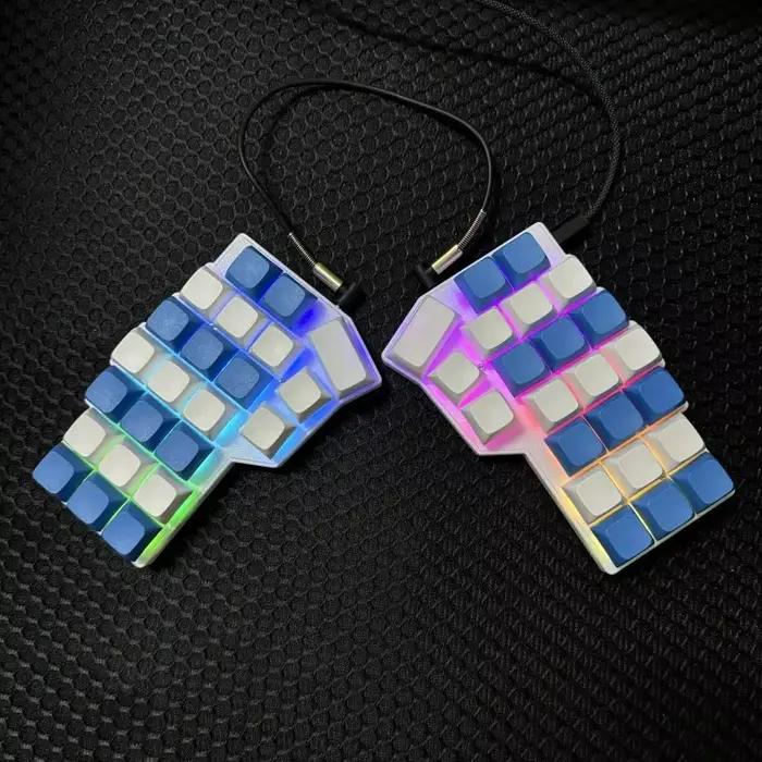 Corne V4.1 clavier fendu personnalisé monomode filaire MX axe V4 QMK/VIAL RGB échange à chaud PCB ergonomie claviers mécaniques Kit cadeau