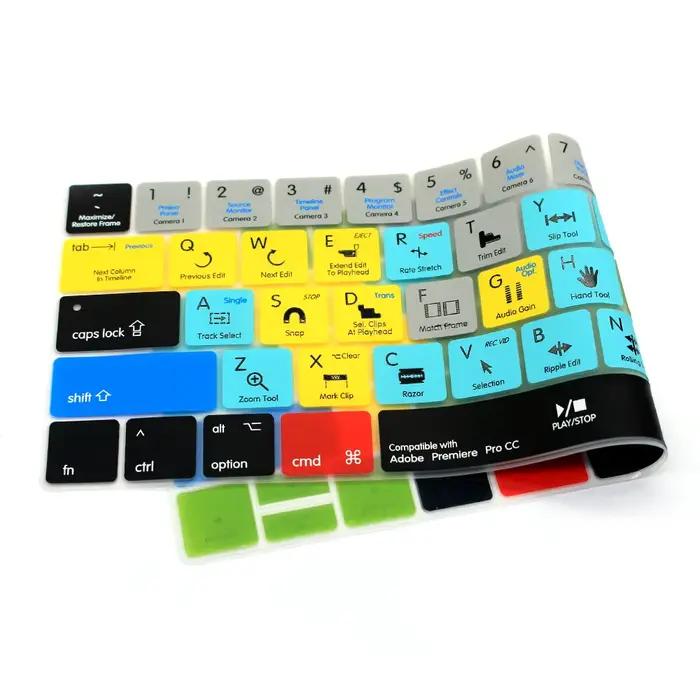 Couverture de clavier en silicone Adobe Premiere Pro CC