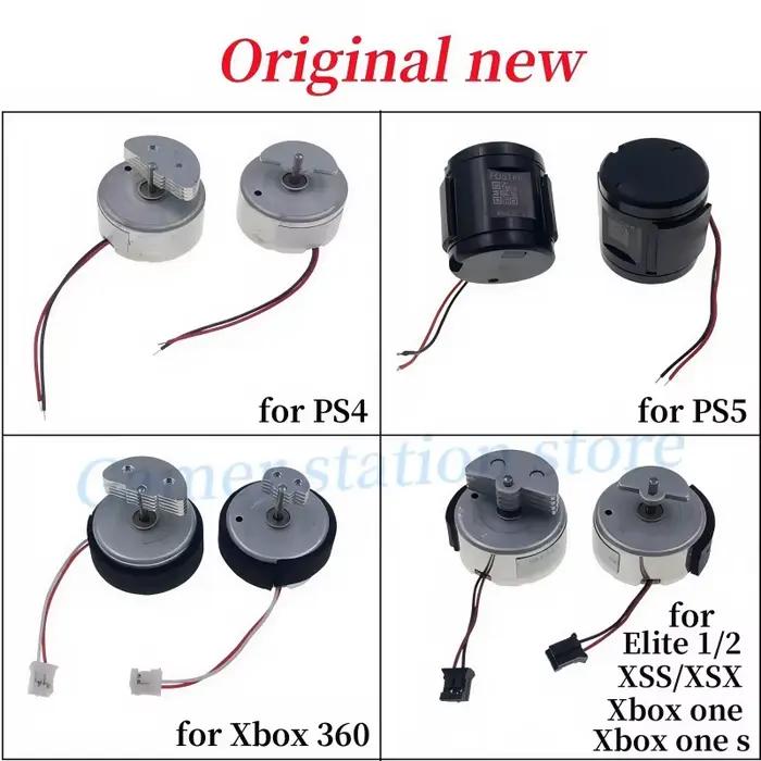 1/5/10 paires de moteurs de vibration gauche et droit originaux pour manettes Xbox 360/One/One S/Elite 1 2/Xbox Series S/X et PS4/PS5