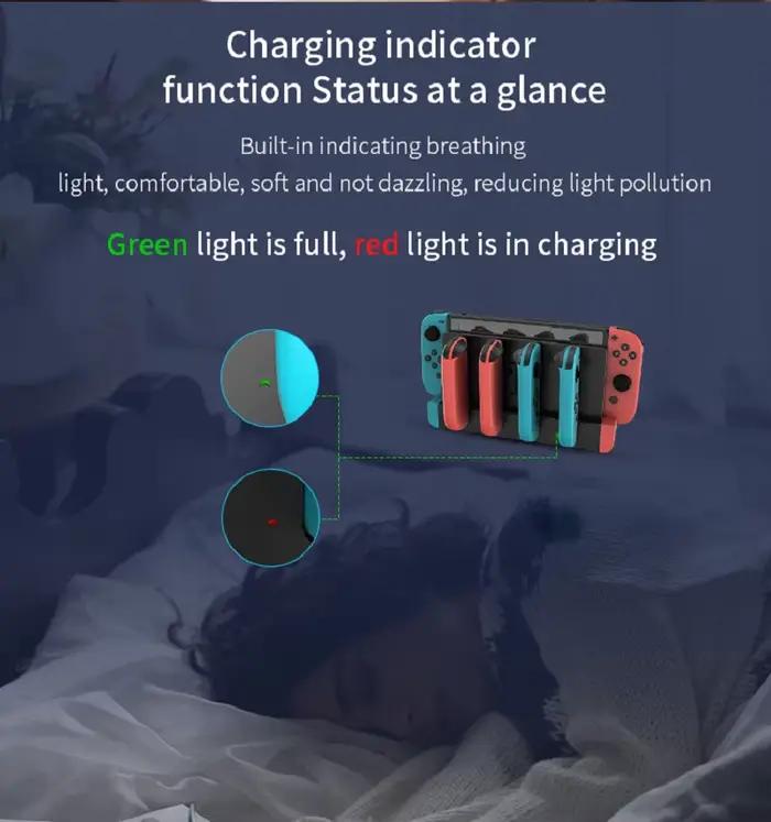 Support de chargeur pour manettes Joy-Con N-Switch