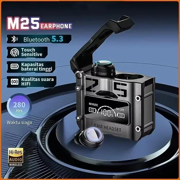 Nouveau Original M25 Bluetooth 5.3 TWS casque sans fil avec affichage LED