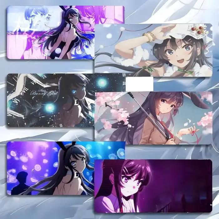 Tapis de souris R-Rascal Does Not Dream of Bunny Girl Senpai Mai Sakurajima