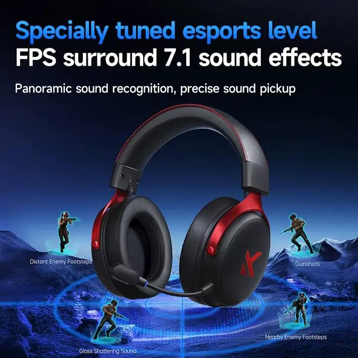 Casque de jeu sans fil MCHOSE V9 Pro