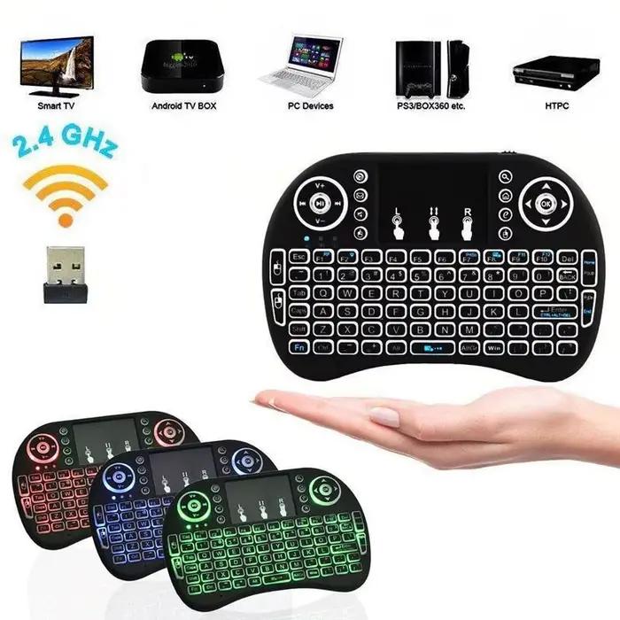 Mini clavier sans fil avec rétroéclairage coloré