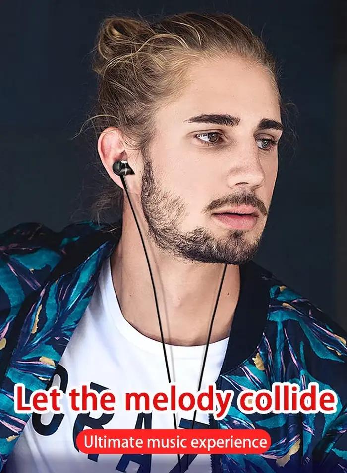 【Livraison rapide】 Dolby Sound dans l'oreille écouteur HIFI caisson de basses universel 3.5mm casque filaire avec micro