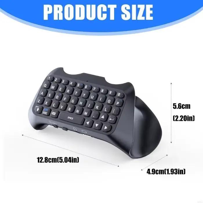 Clavier contrôleur Rechargeable avec haut-parleur micro pour Communication dans les jeux