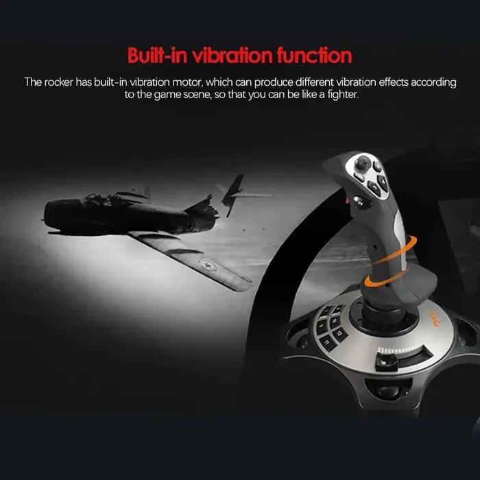 Joystick PXN-2113 Pro Simulateur de Vol Manette de Jeu Immersive pour PC Bureau Occasions Spéciales