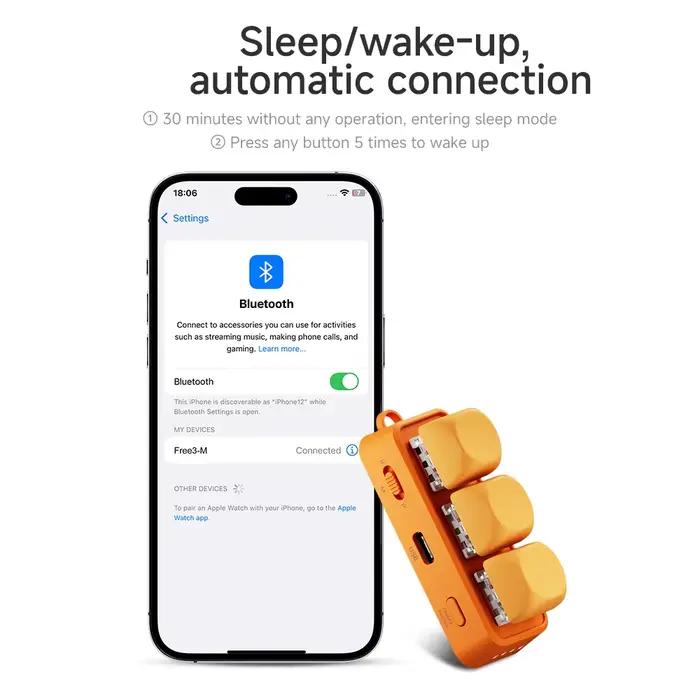 Télécommande Bluetooth multifonctionnelle pour clavier